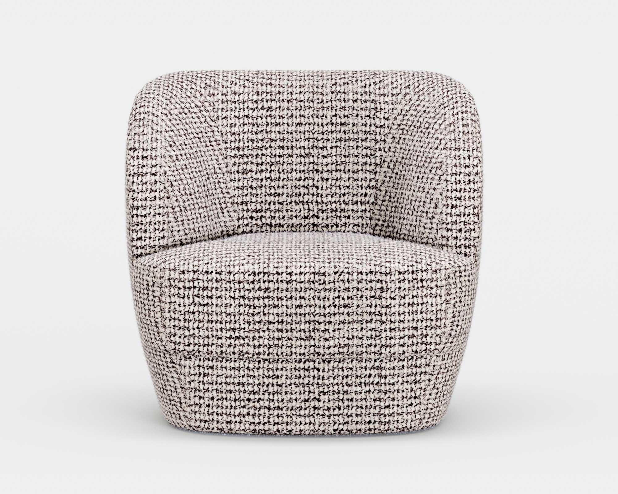 Fabric Contemporary Armchair 'Lombard Street' by Man of Parts, Sahco, Balboa, 001 For Sale