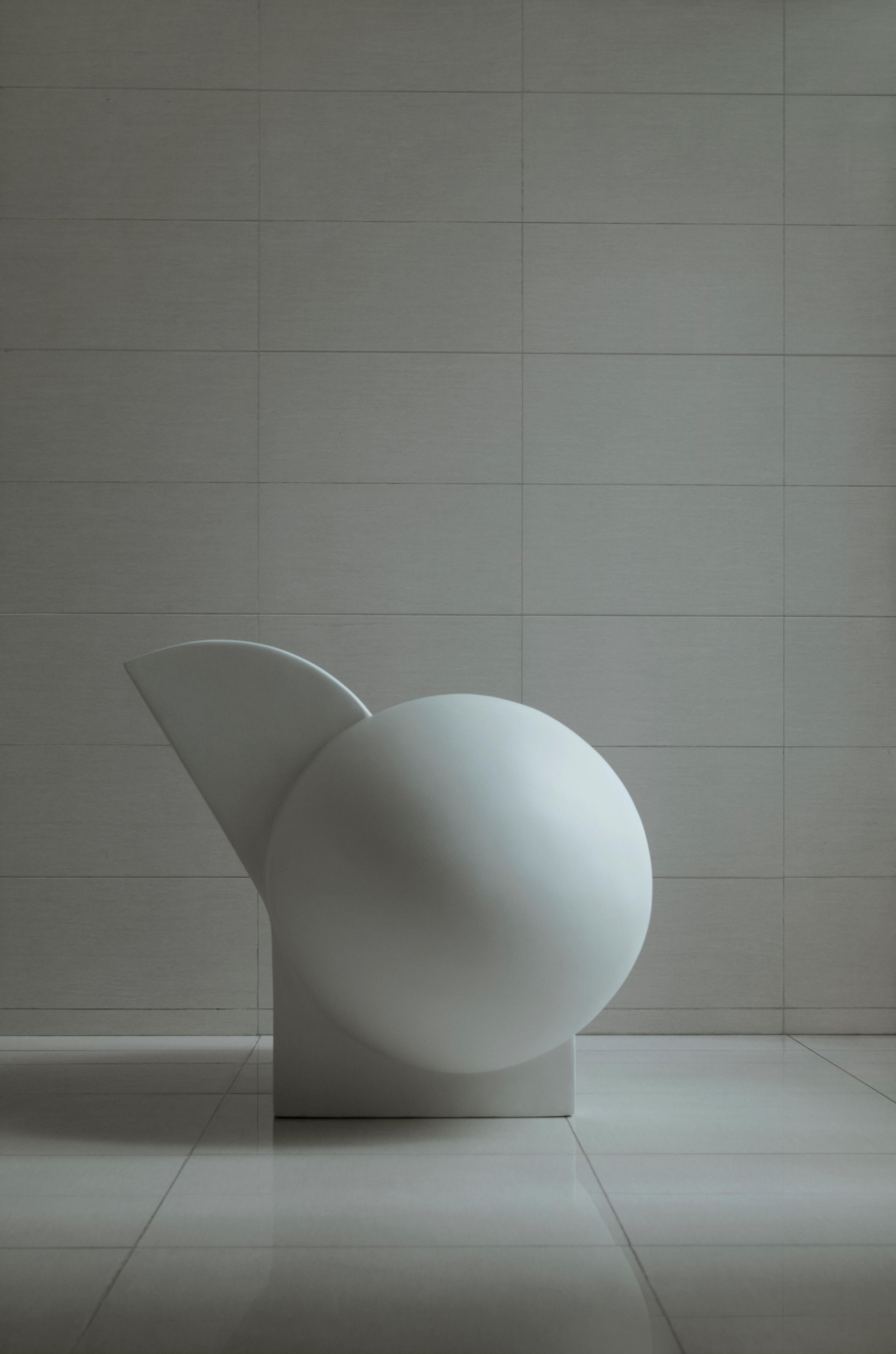 Chinese Contemporary Armchair 'Lost Space' by TheShaw, White Resin For Sale