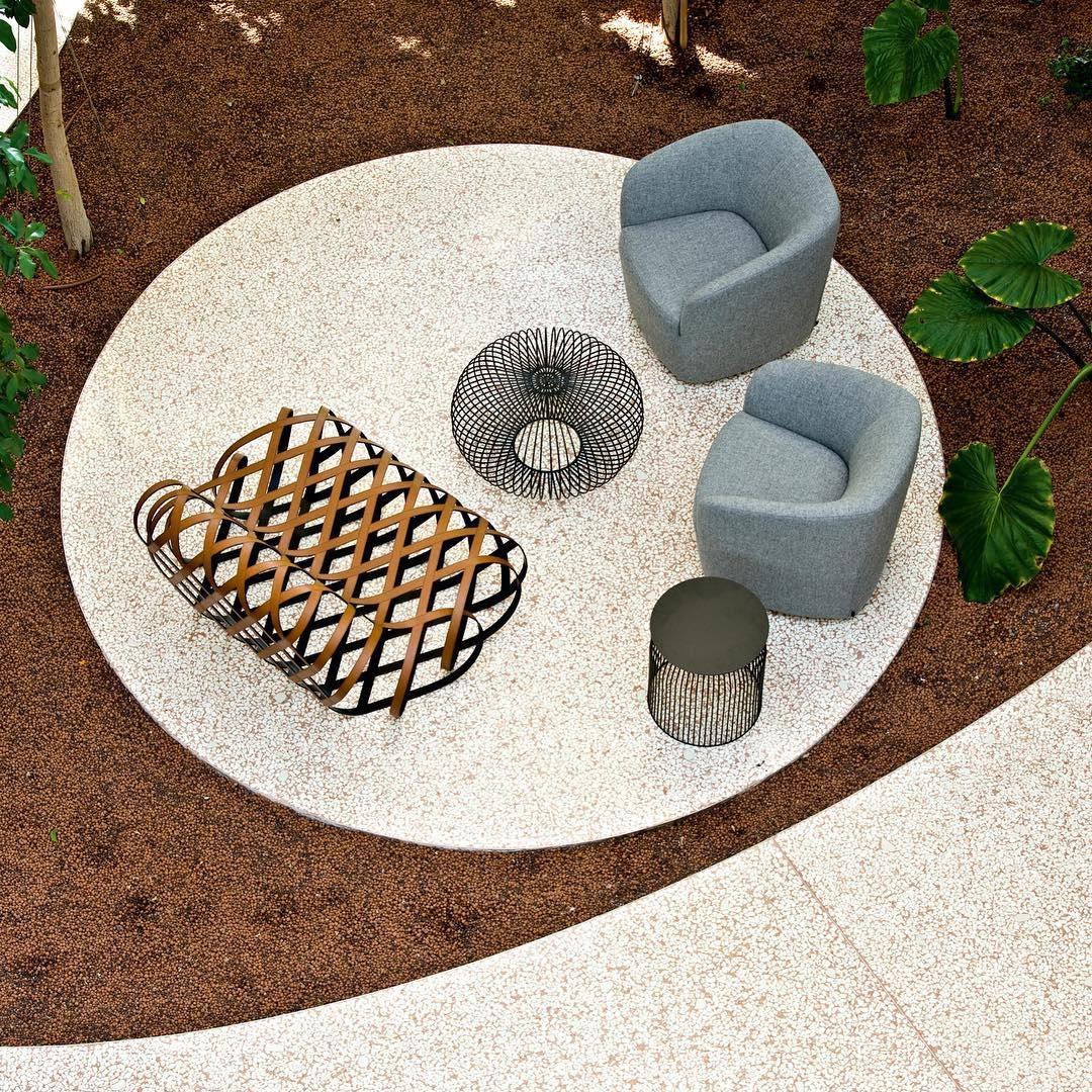Modern Contemporary Armchair Made of Steel Frame Covered with Saddle Leather For Sale
