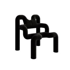 Sillón negro contemporáneo Mod Ekstrem Diseñado por Terje Ekstrom