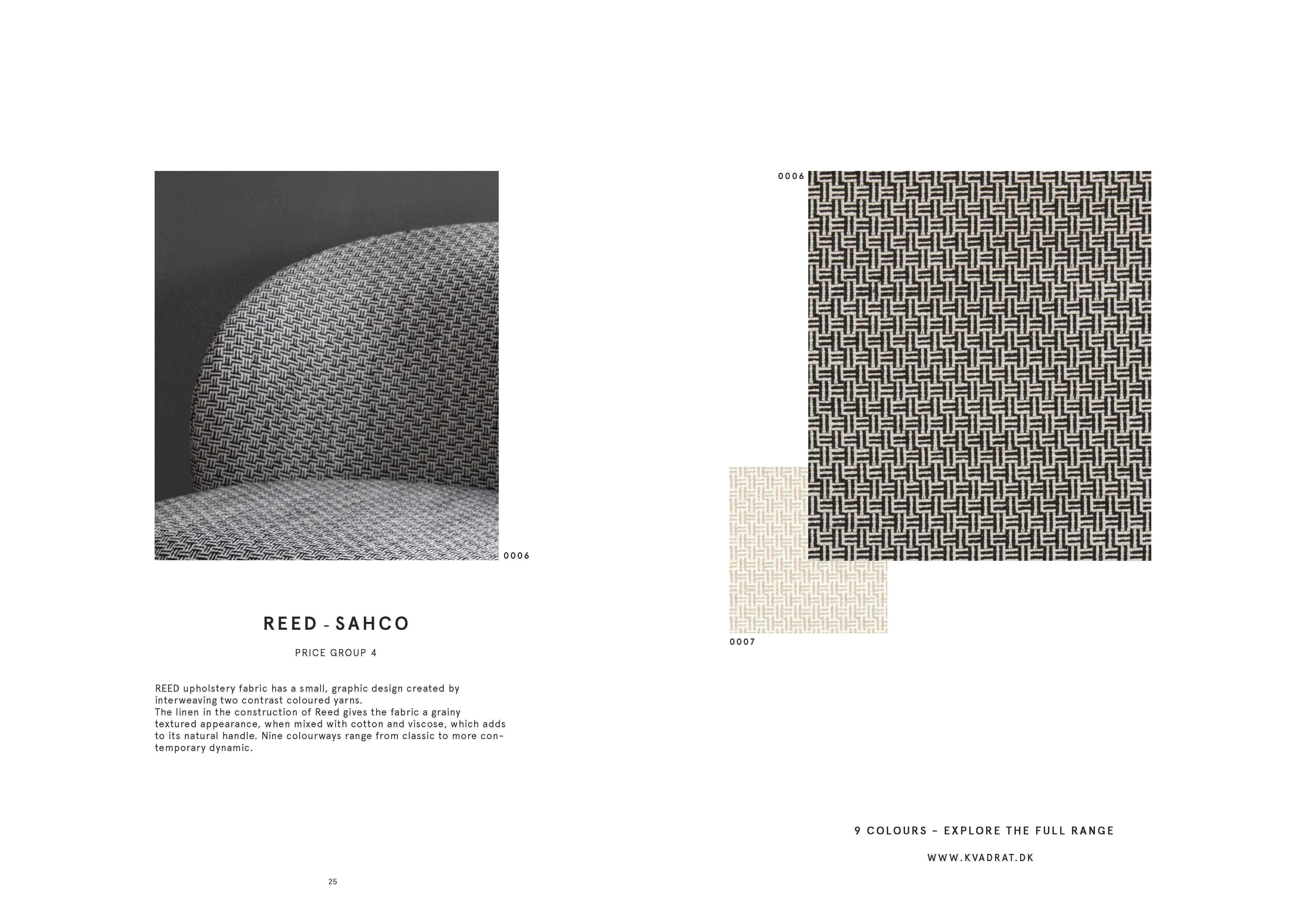 Contemporary Armchair 'Novel' with Reed Sahco Fabric, 006 For Sale 2