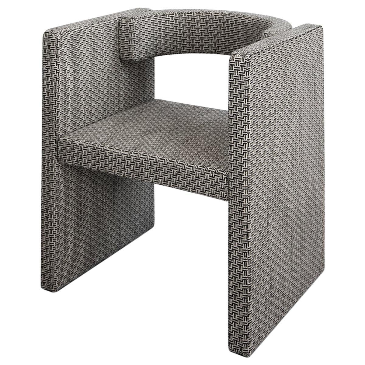 Contemporary Armchair 'Novel' with Reed Sahco Fabric, 006