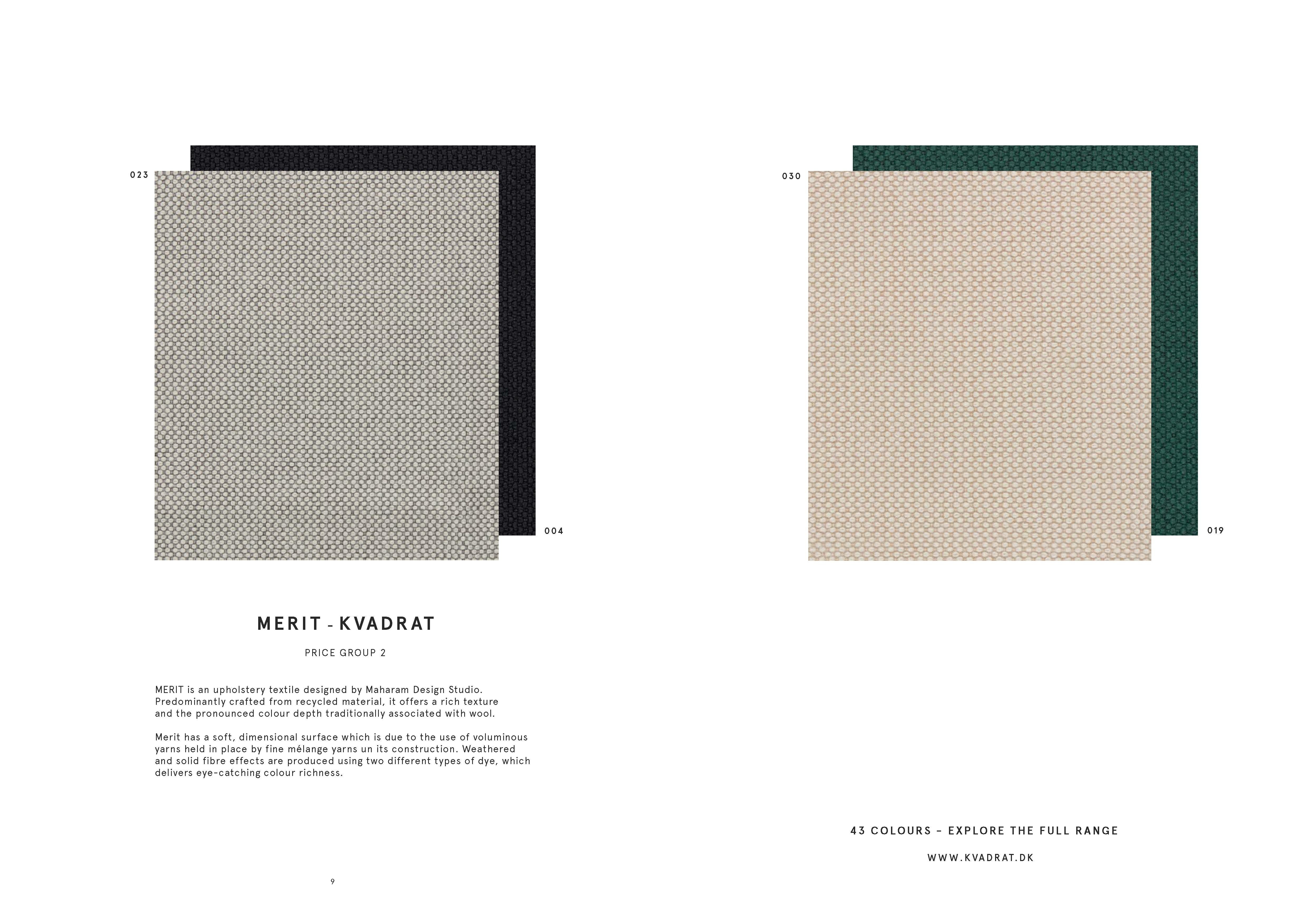 Contemporary Armchair 'Novel' with Kvadrat x Raf Simons Fabric For Sale 3