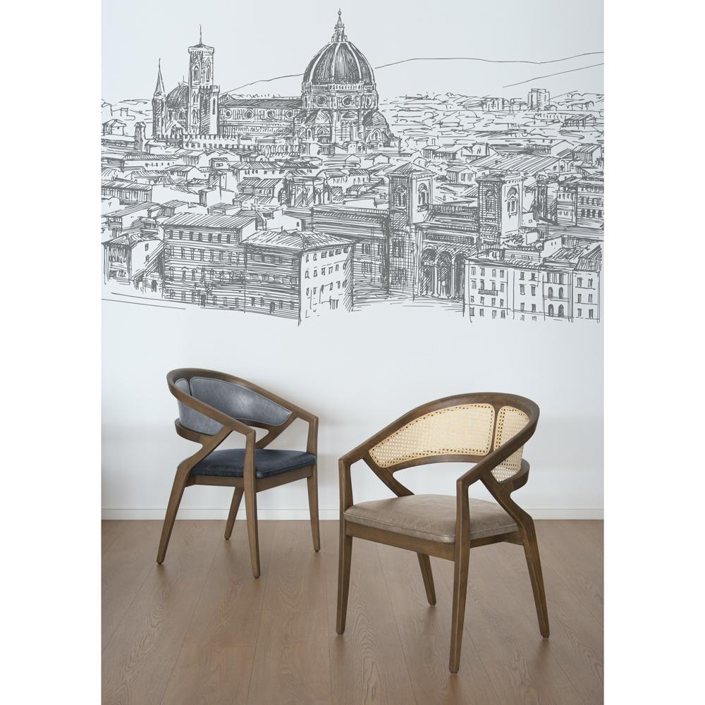 Sillón contemporáneo en piel en Nuevo estado para la venta en NEW YORK, NY