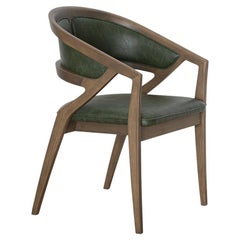 Contemporary Armchair Offered in Leather
