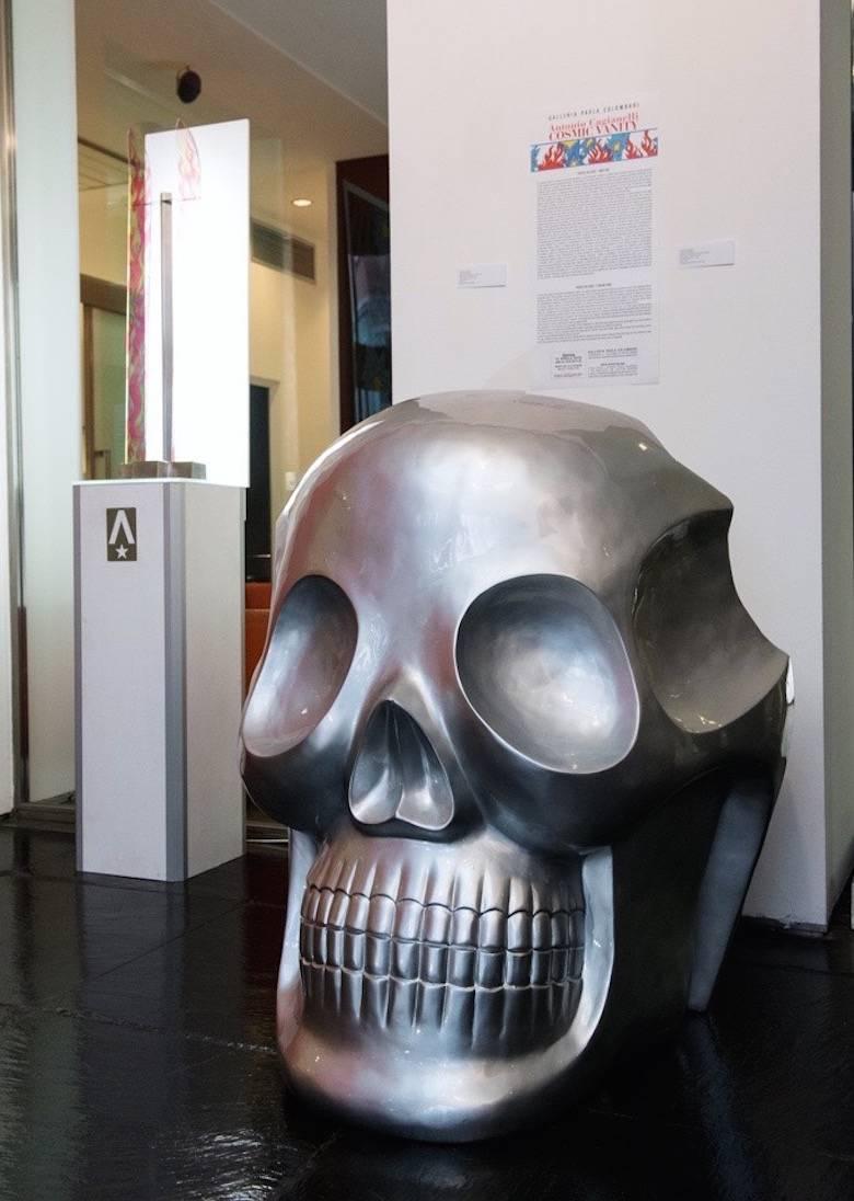 Contemporary Armchair Skull Transvital Mother by Antonio Cagianelli, Italy In Excellent Condition For Sale In SAINT-OUEN, FR