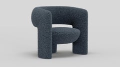 Contemporary Armchair 'Via del Corso' by Man of Parts, Nimbus 010 (Dedar)