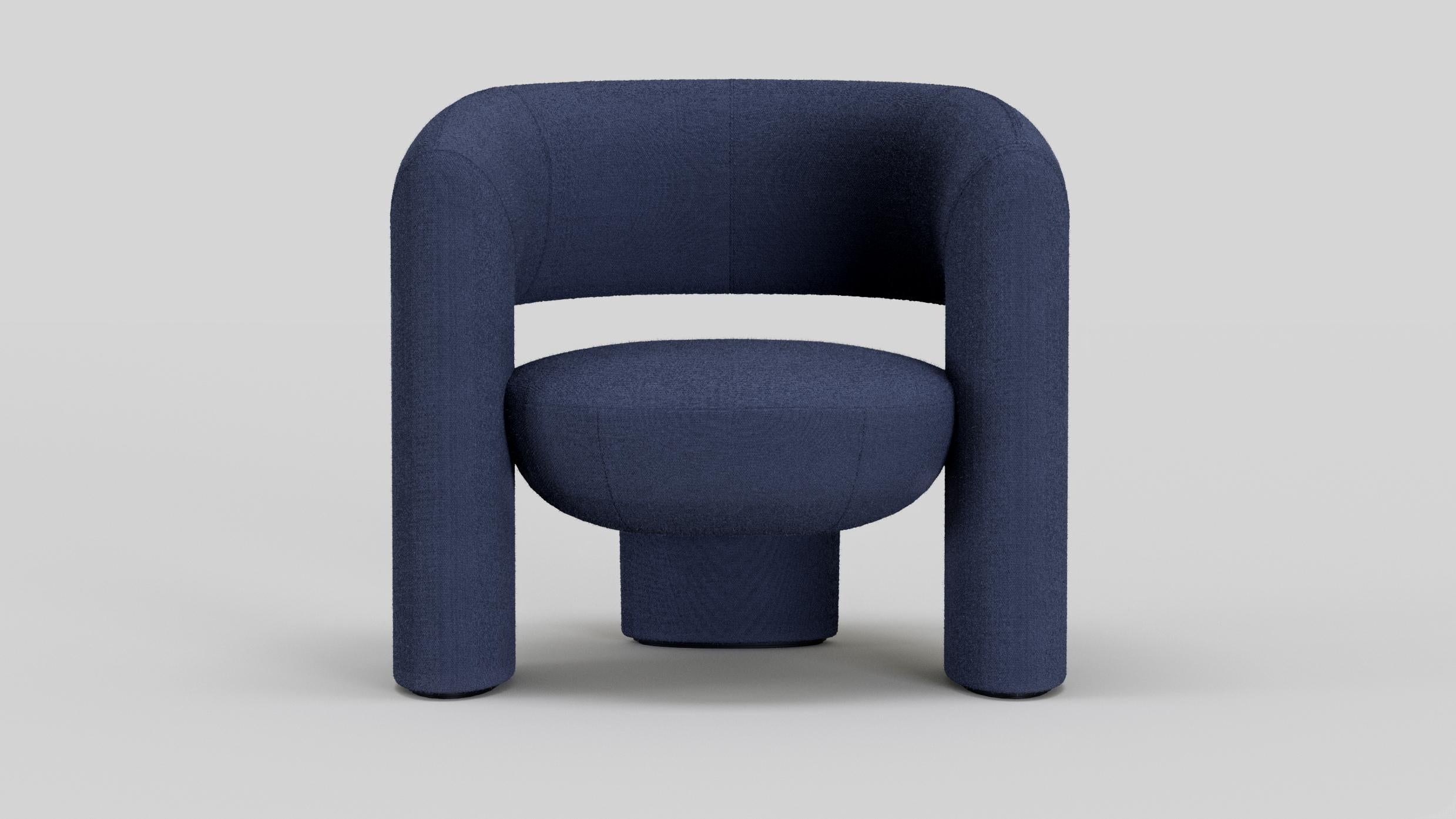 Contemporary Armchair 'Via del Corso' by Man of Parts, Rohi Opera, Sorbet For Sale 13