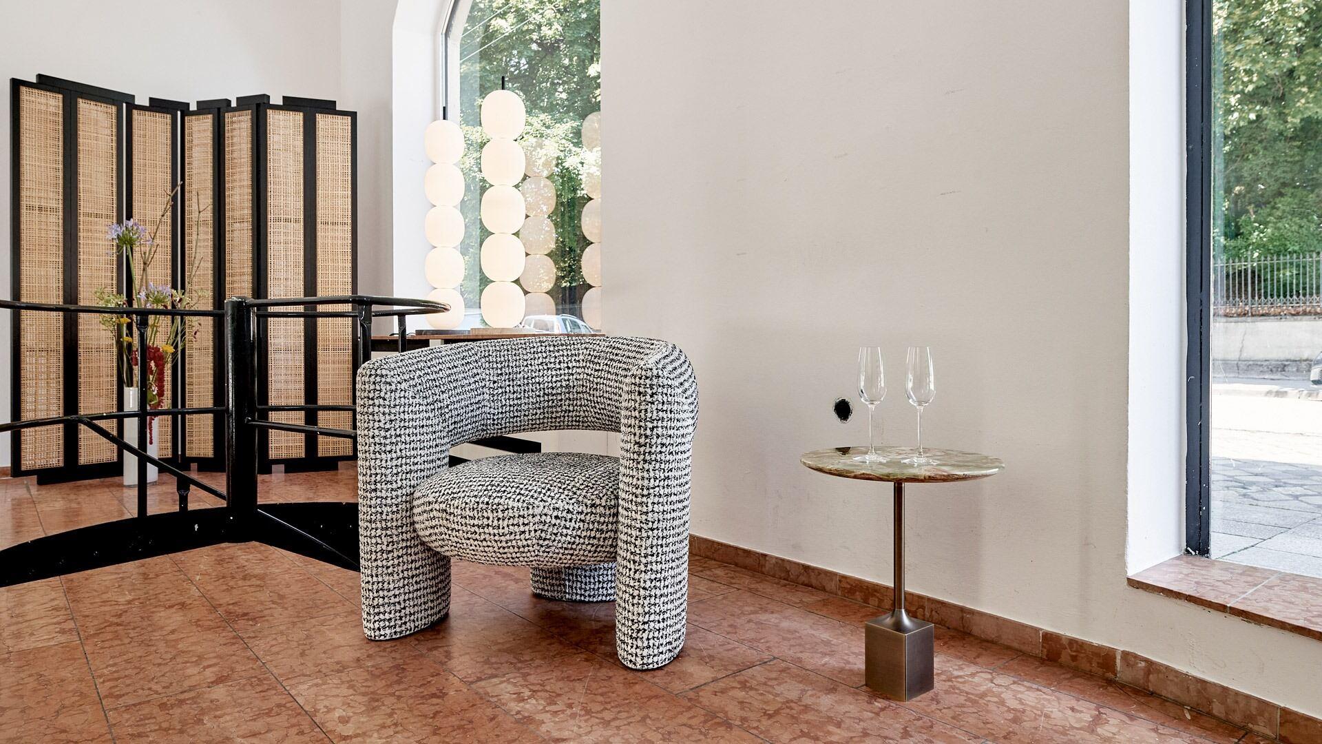 Contemporary Armchair 'Via del Corso' by Man of Parts, Sahco B108 For Sale 5