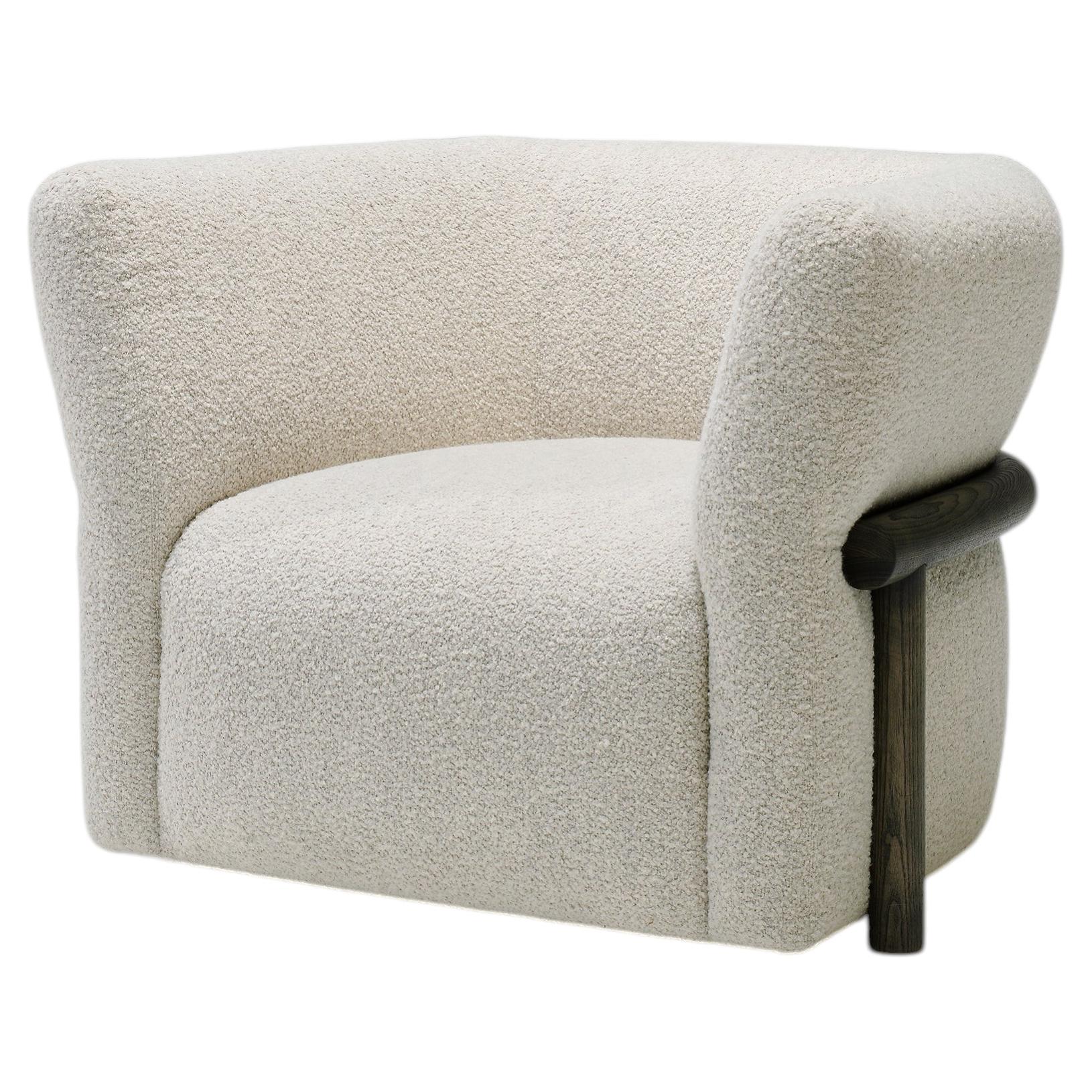 Fauteuil contemporain 'Willow', by LINTELOO, Fabric
