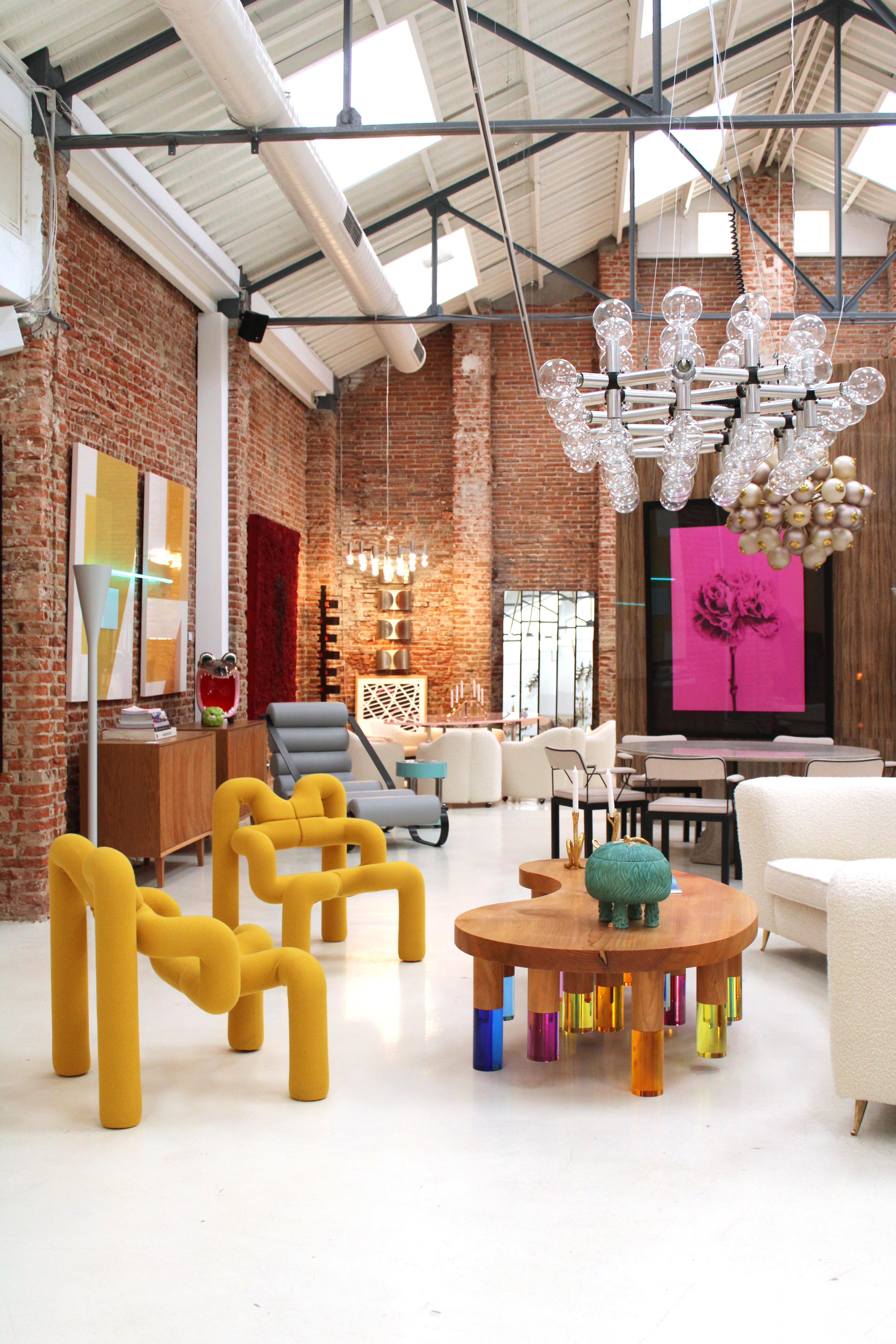 Metal Contemporary Armchairs Mod Ekstrem Designed by Terje Ekstrom