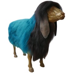 Contemporary Art Animal Sculpture by Jose Granell, Long Eared Sheep