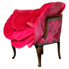 Contemporary art armchair - Petit Fleur von Carla Tolomeo