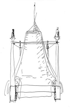 Lit d'art contemporain - Antiquam by Adolfo Natalini