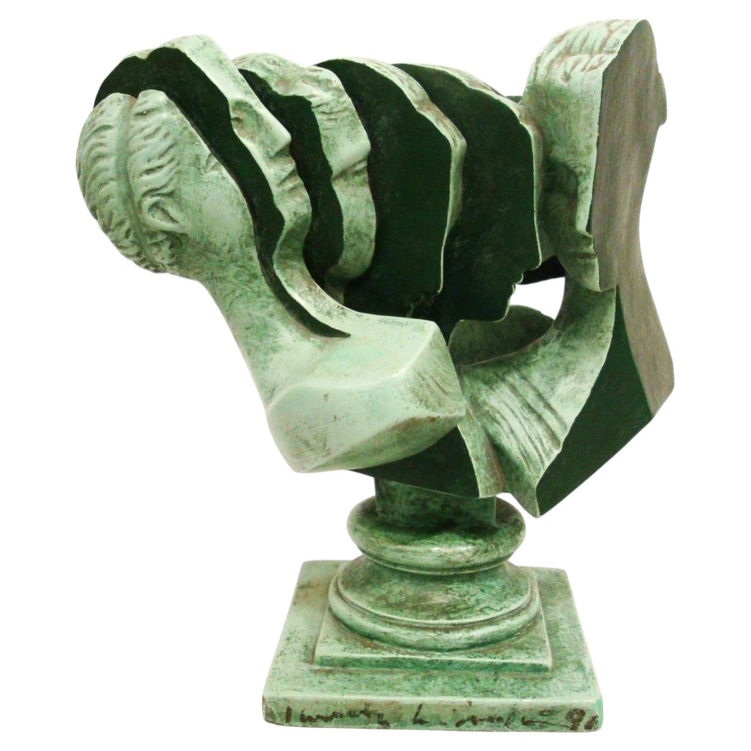 Contemporary Art by Marta Minujin Perfiles (1996) Bust Sculpture