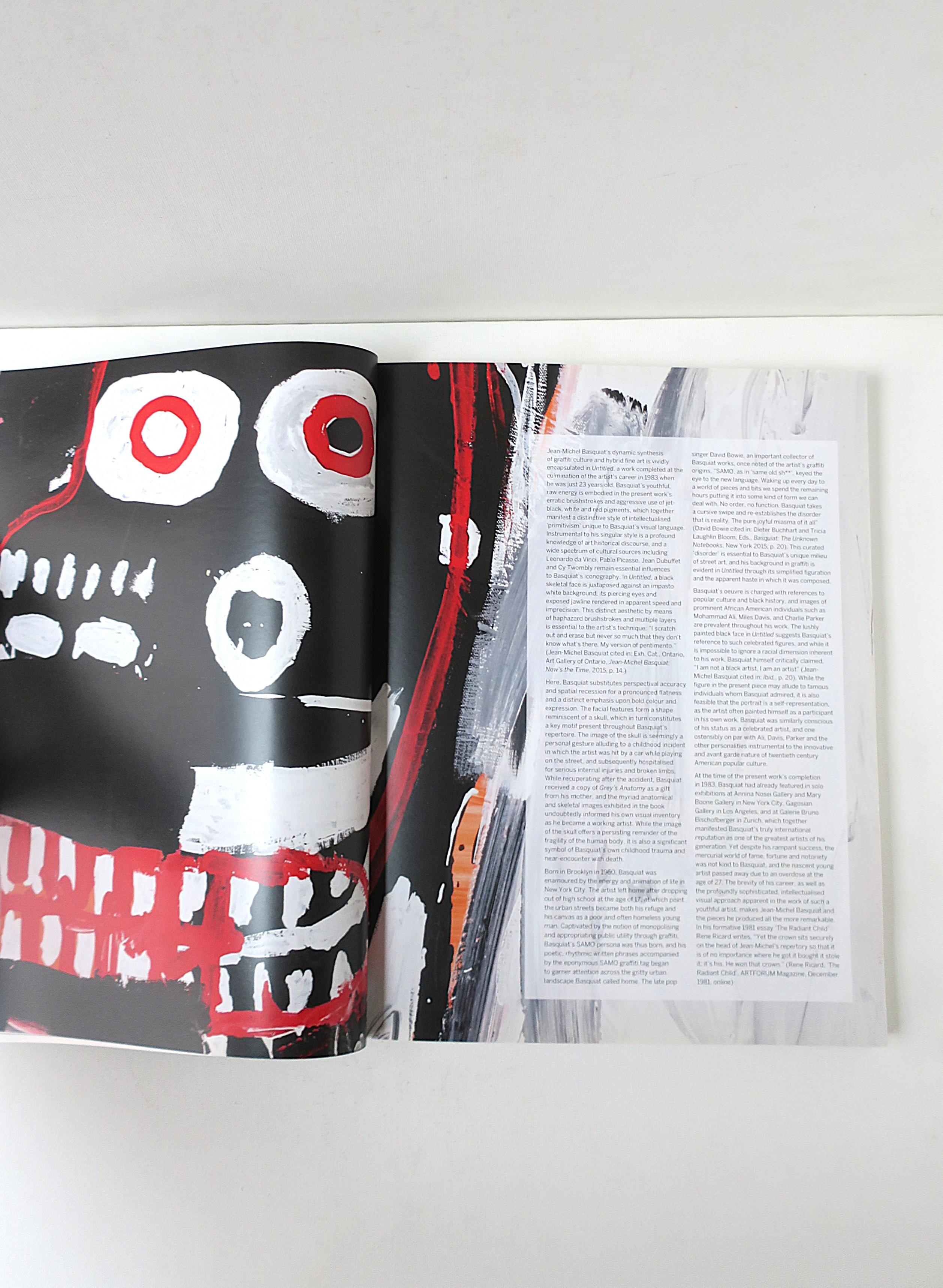 Libro catalogo arte contemporanea Sotheby's Londra 2017 in vendita 1