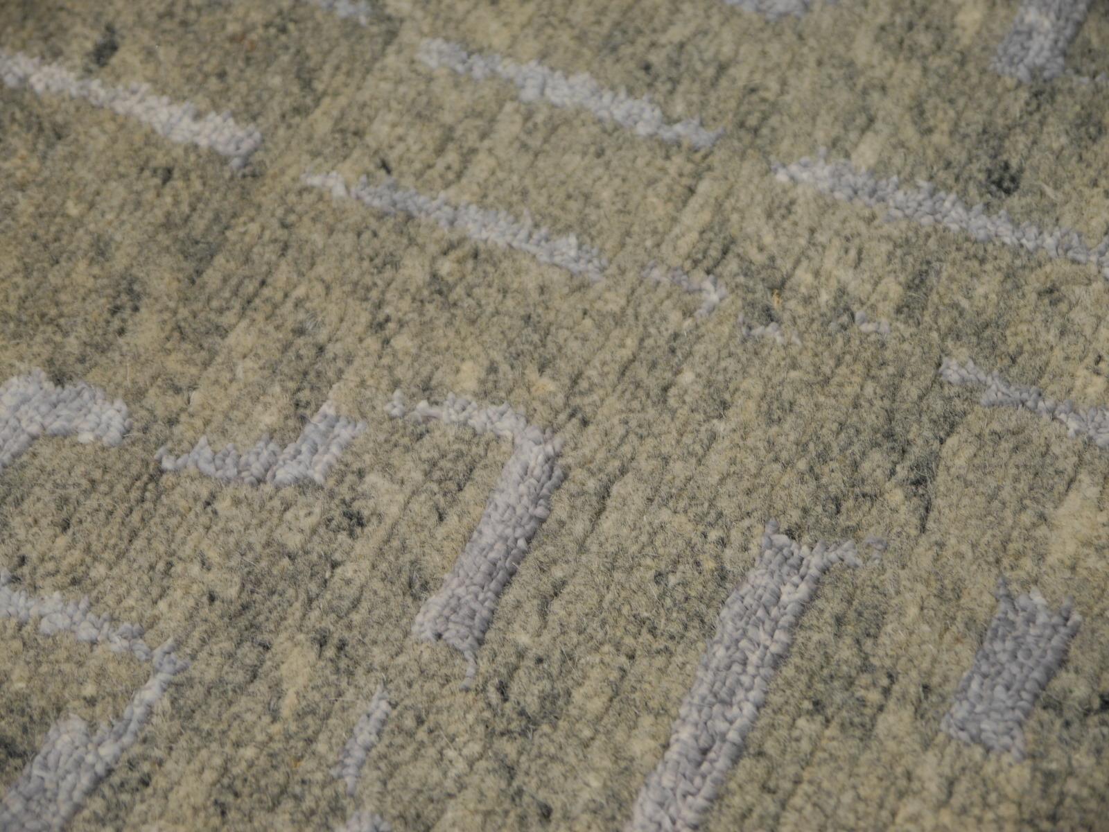 Zeitgenssischer, handgeknpfter Art-Dco-Teppich aus Wolle und Seide aus der Djoharian-Kollektion im Angebot 3
