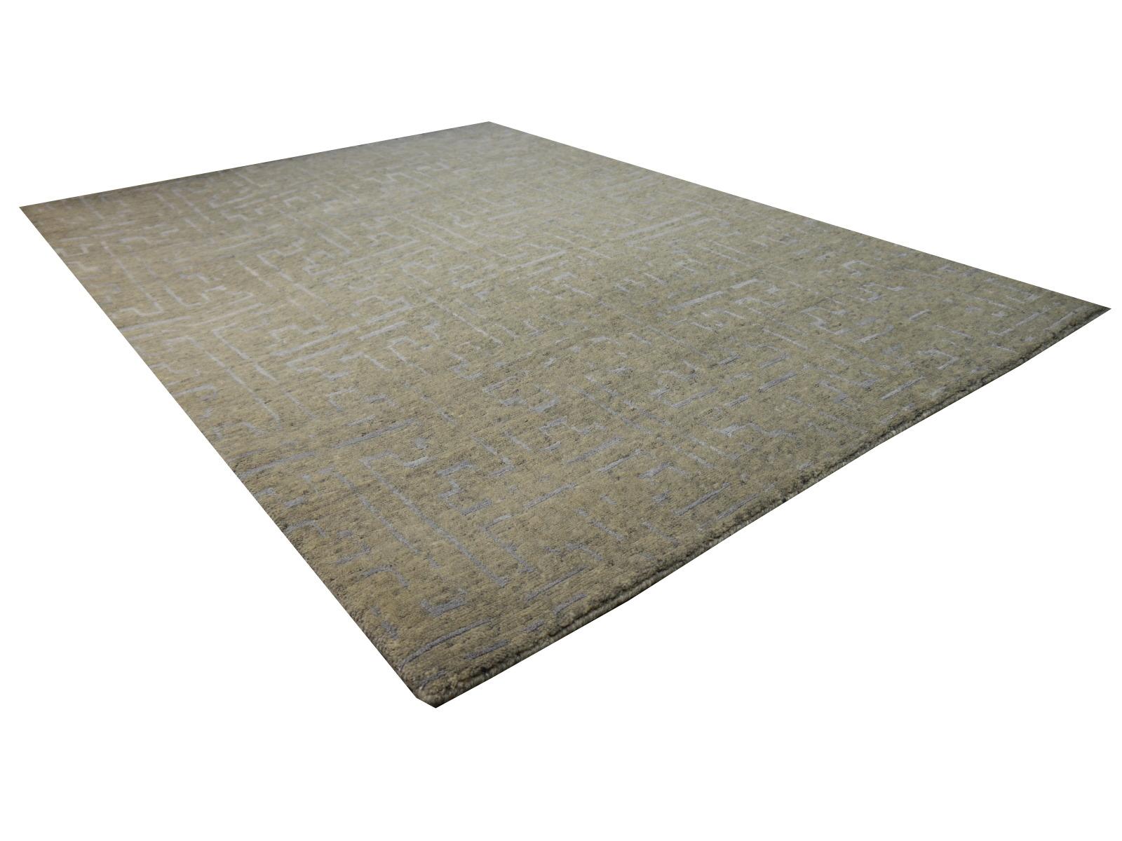 Contemporary Art Deco Design Rug Hand Knotted Wool and Silk Djoharian Collection For Sale 8