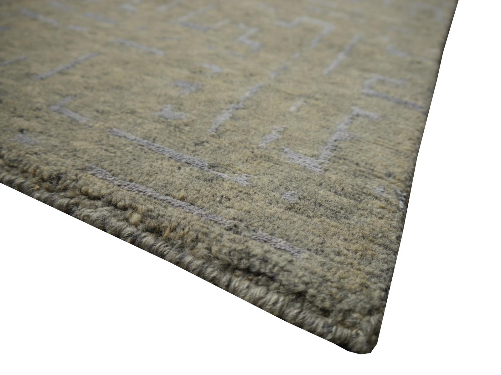 Zeitgenössischer Art-Déco-Design-Teppich, handgeknüpft aus Wolle und Seide, Kollektion Djoharian im Angebot 8
