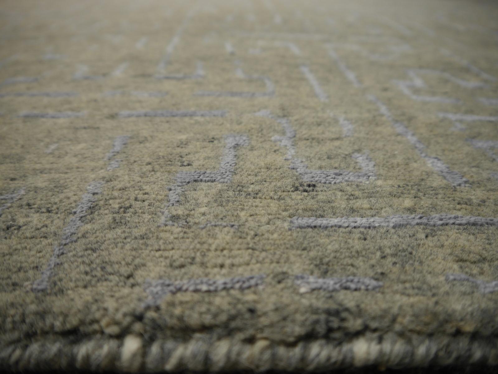 Zeitgenssischer, handgeknpfter Art-Dco-Teppich aus Wolle und Seide aus der Djoharian-Kollektion im Angebot 9