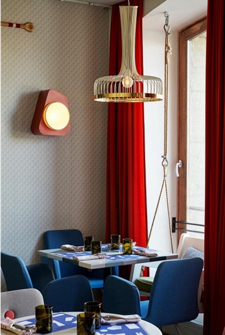 Contemporary Art Deco Inspired New Spider I Pendelleuchte Jade Weiß (21. Jahrhundert und zeitgenössisch) im Angebot