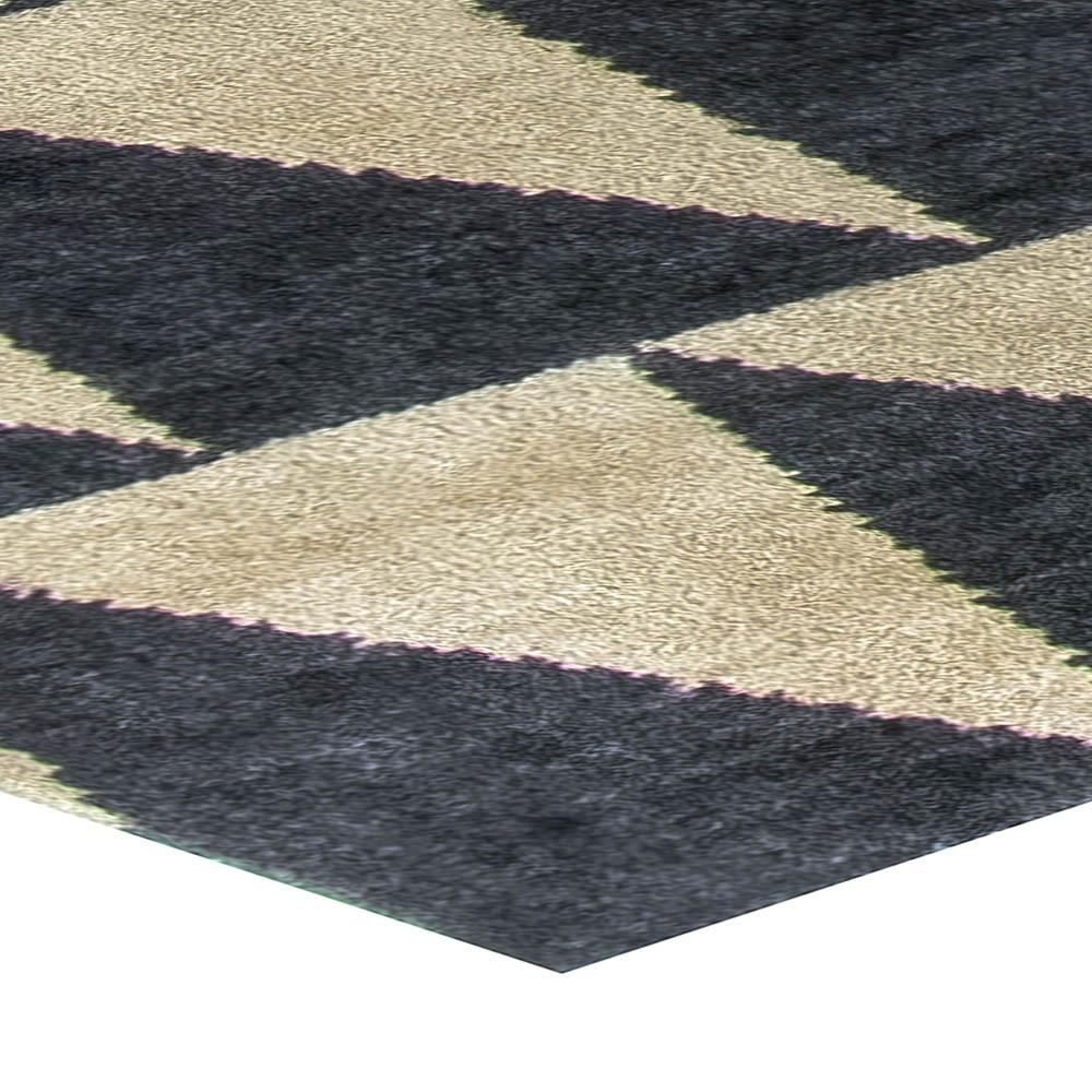 XXIe siècle et contemporain Tapis de couloir contemporain d'inspiration Art déco par Doris Leslie Blau en vente