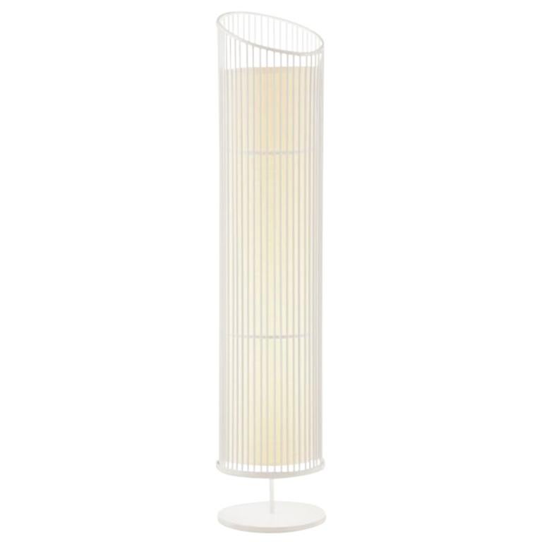 Art déco Lampadaire contemporain d'inspiration Art Déco Spider Ivory Powder Coated en vente