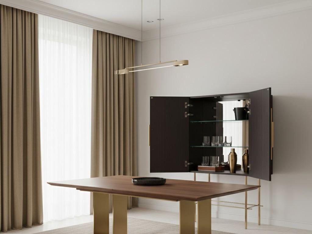 Armadio contemporaneo in stile Art Deco Revival di forma rettangolare di Mondo Design Studio in vendita 6