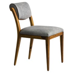 Contemporary Art Deco Style Leather Dining Chair von Costantini, Gianni