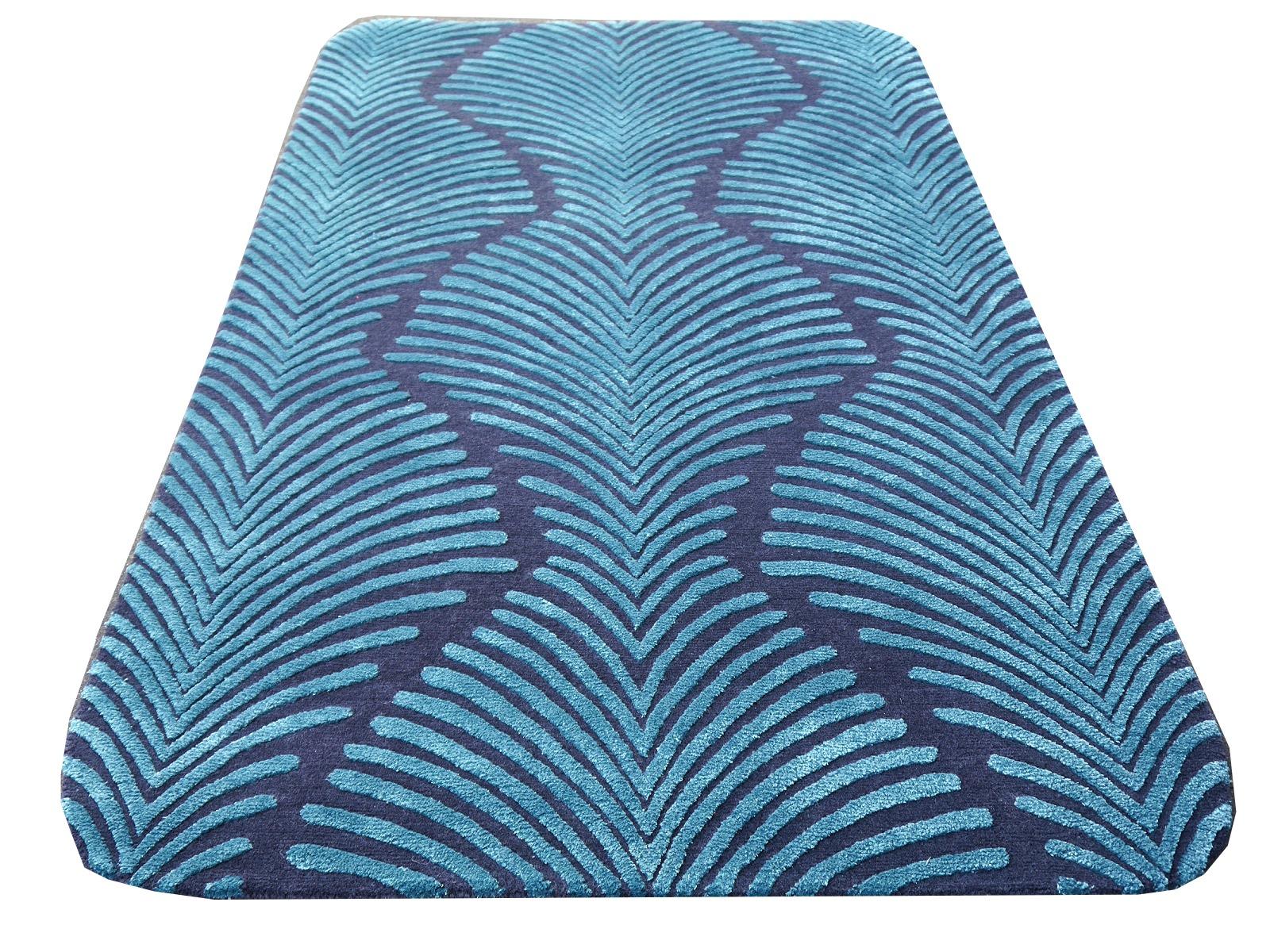 Contemporary Art Deco Zebra Design rug hand knotted wool and silk Djoharian Collection.
A stunning modern rug in contemporary art design.

Design: Art Deco Zebra
Collection: Mystique by Djoharian Design
Materials: Wool, real silk (higher pile,