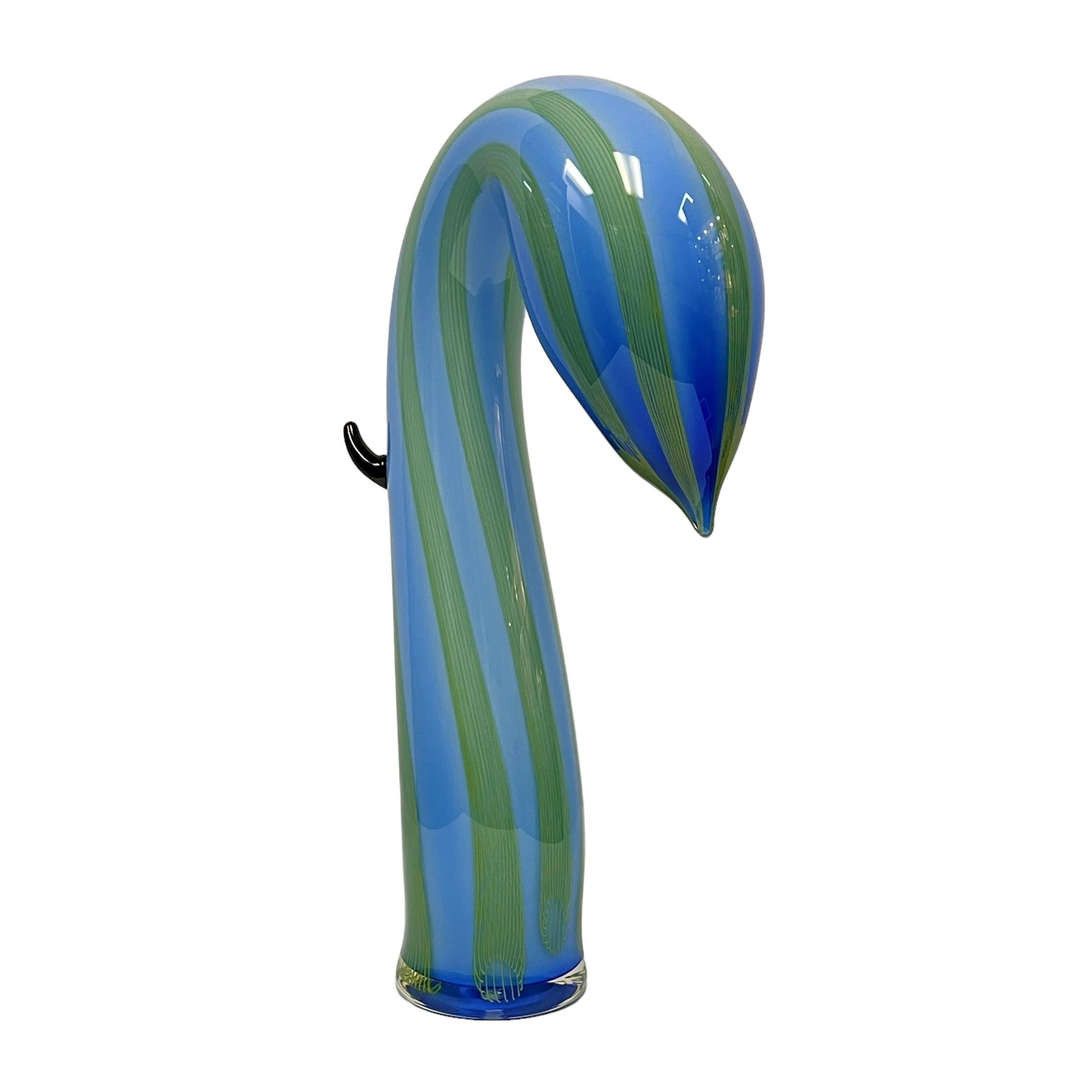Scultura di mostro Drooper blu in vetro artistico contemporary di Austin Stern in vendita 6