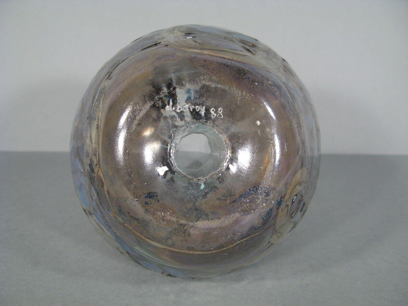 Contemporary Art Glass Vase by Daniel Baroy (1988) - 1Y114 4
