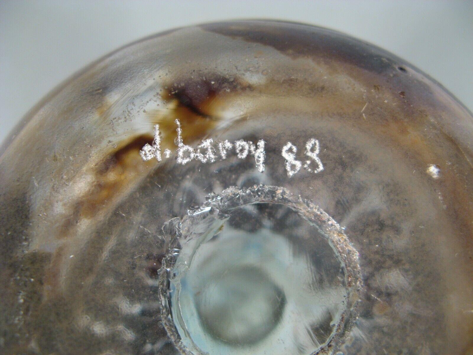 Contemporary Art Glass Vase by Daniel Baroy (1988) - 1Y114 5