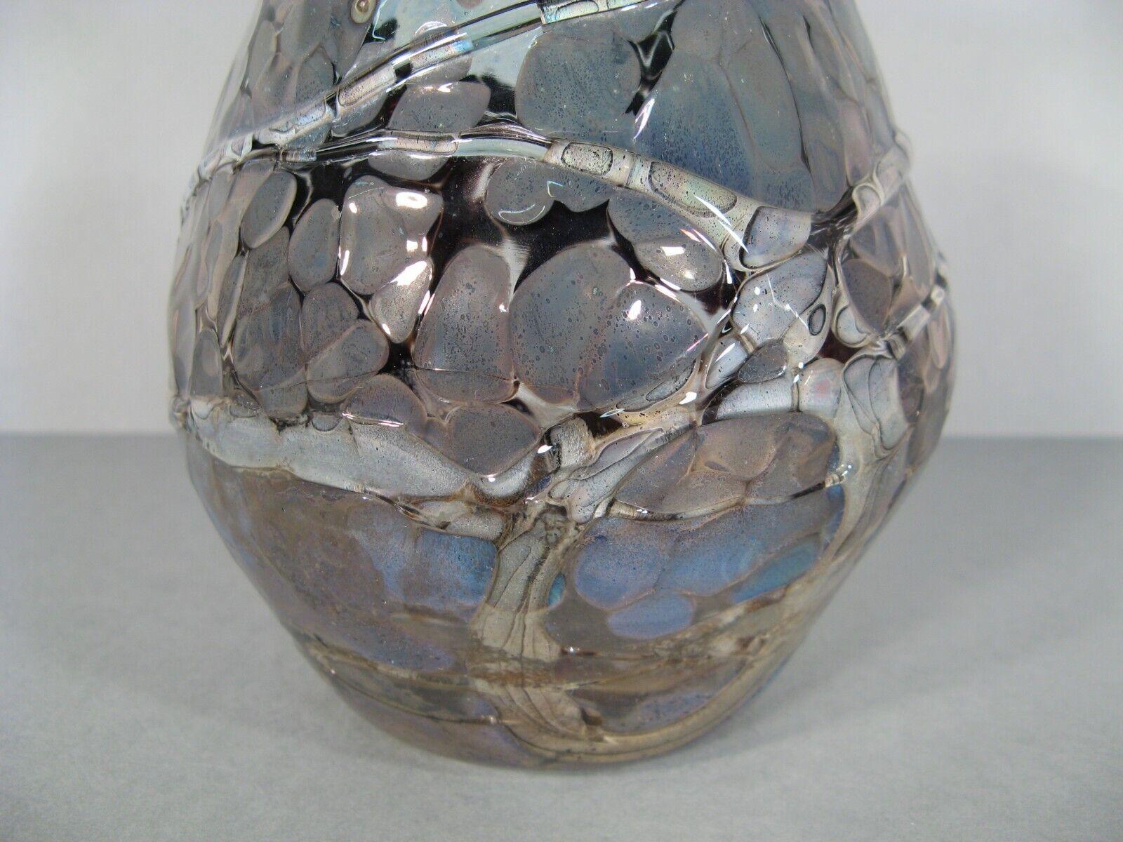 Empire Contemporary Art Glass Vase by Daniel Baroy (1988) - 1Y114