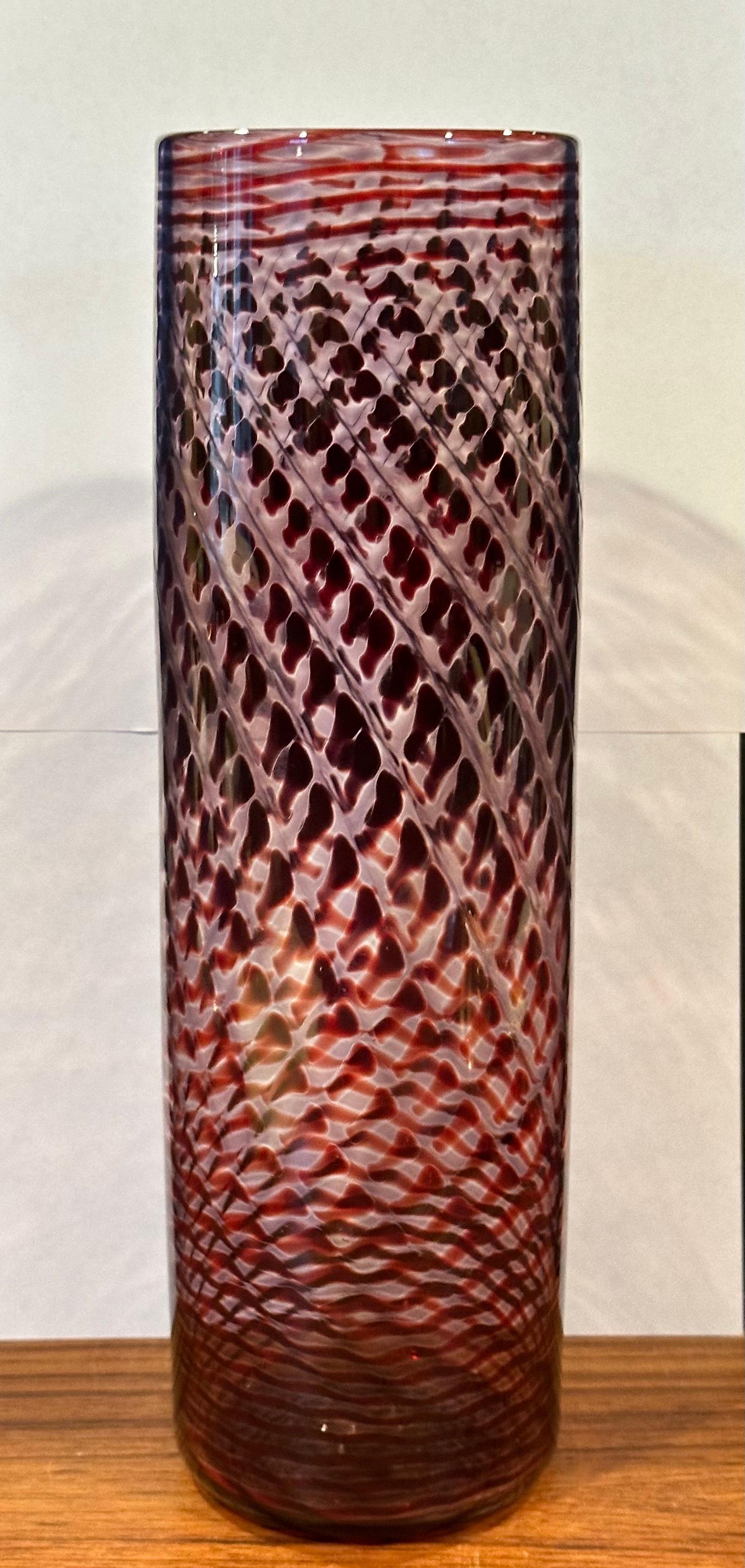 Contemporary Art Glass Vase von Kit Karbler & Michael David (Moderne) im Angebot