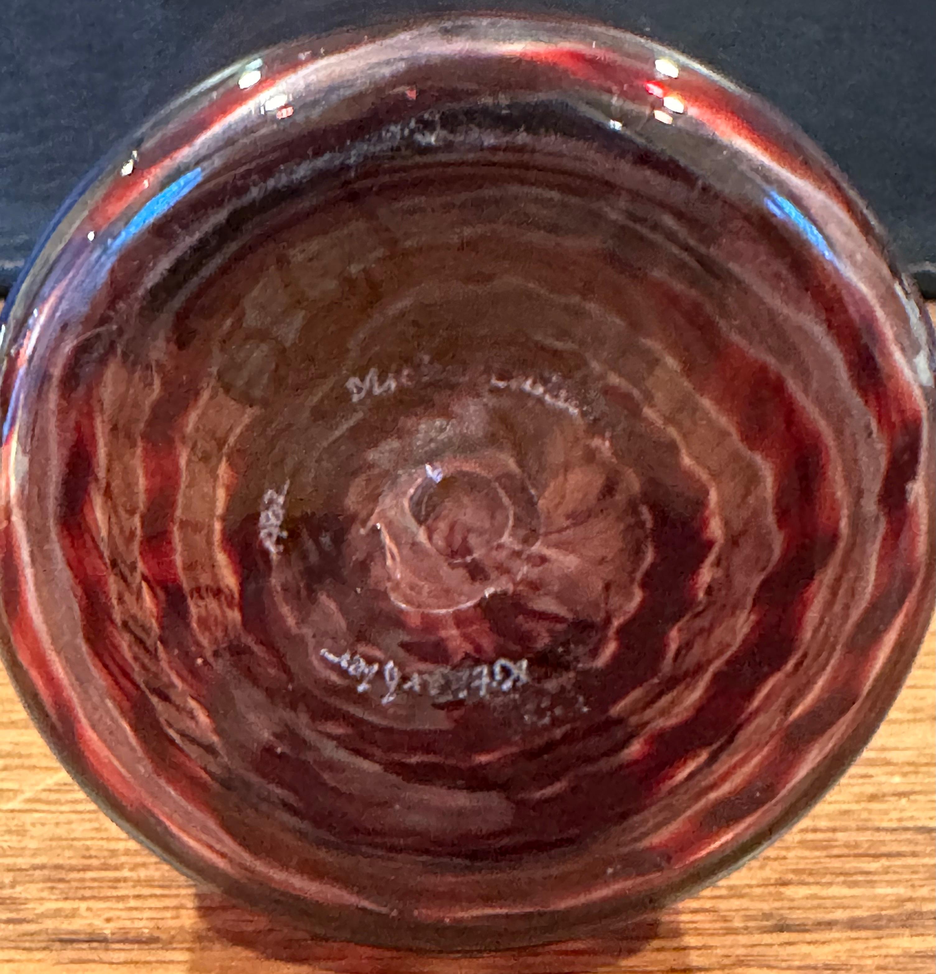 Contemporary Art Glass Vase von Kit Karbler & Michael David (20. Jahrhundert) im Angebot