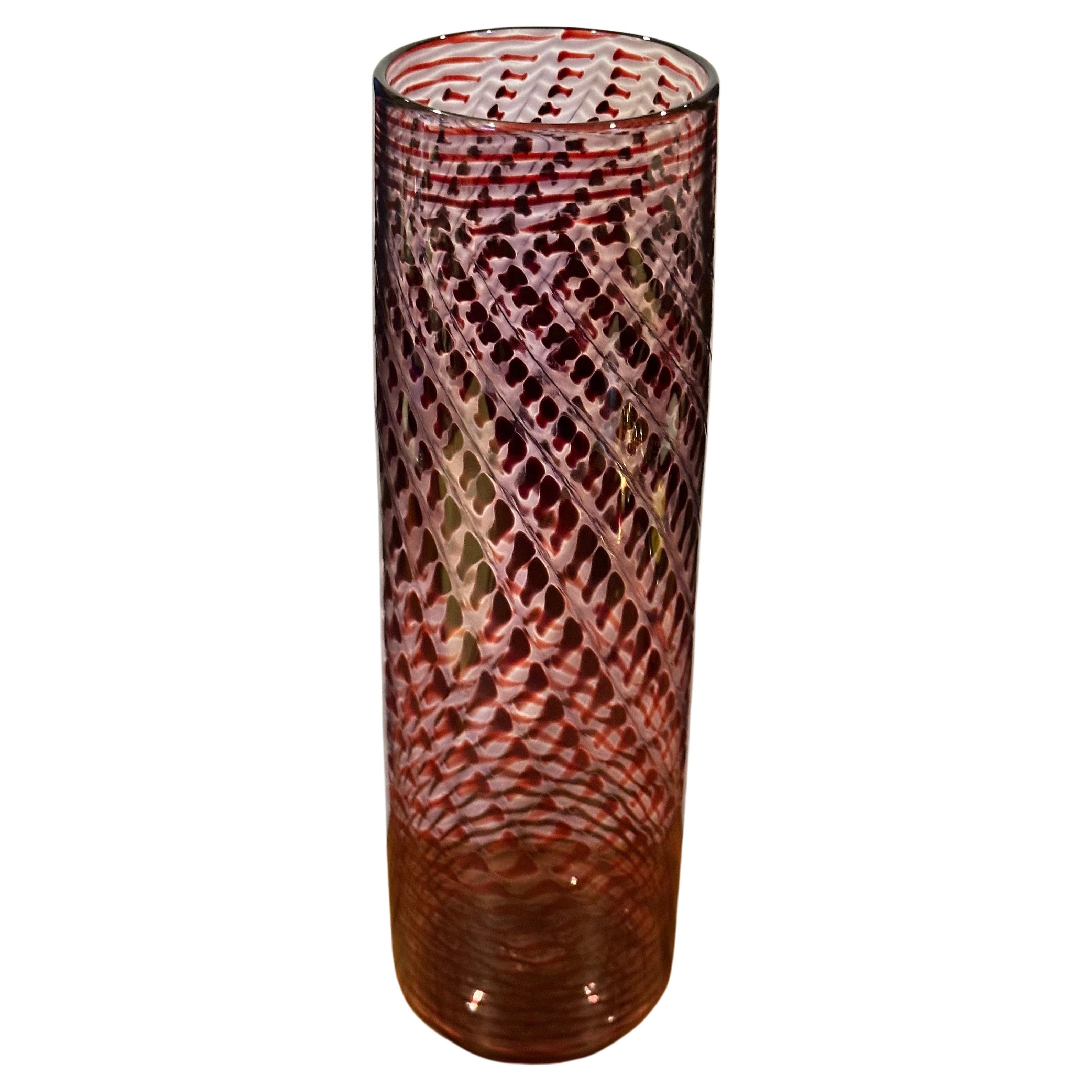 Contemporary Art Glass Vase von Kit Karbler & Michael David (Glaskunst) im Angebot