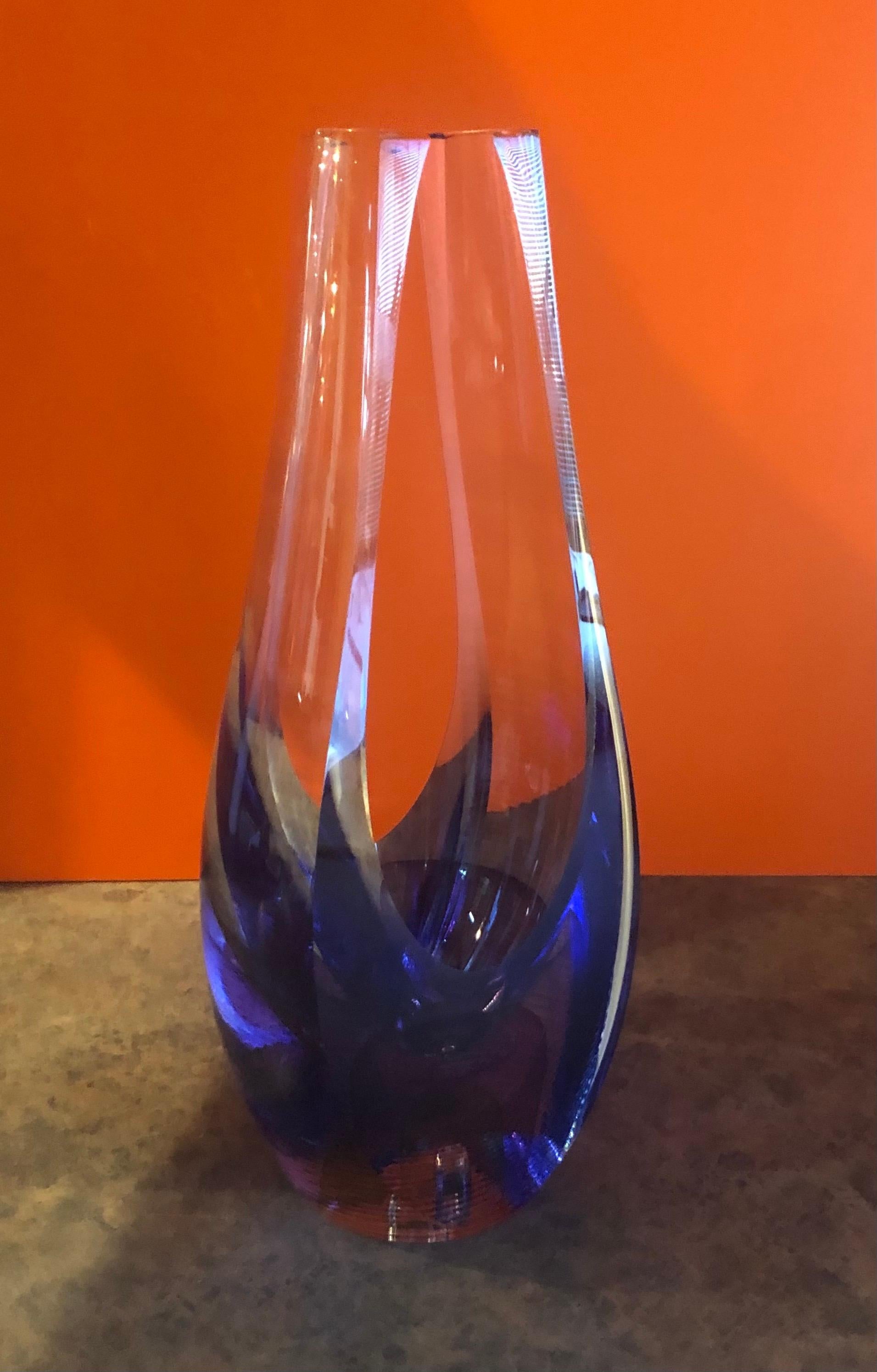 Vase/sculpture en verre d'art contemporain de Kit Karbler & Michael David en vente 1