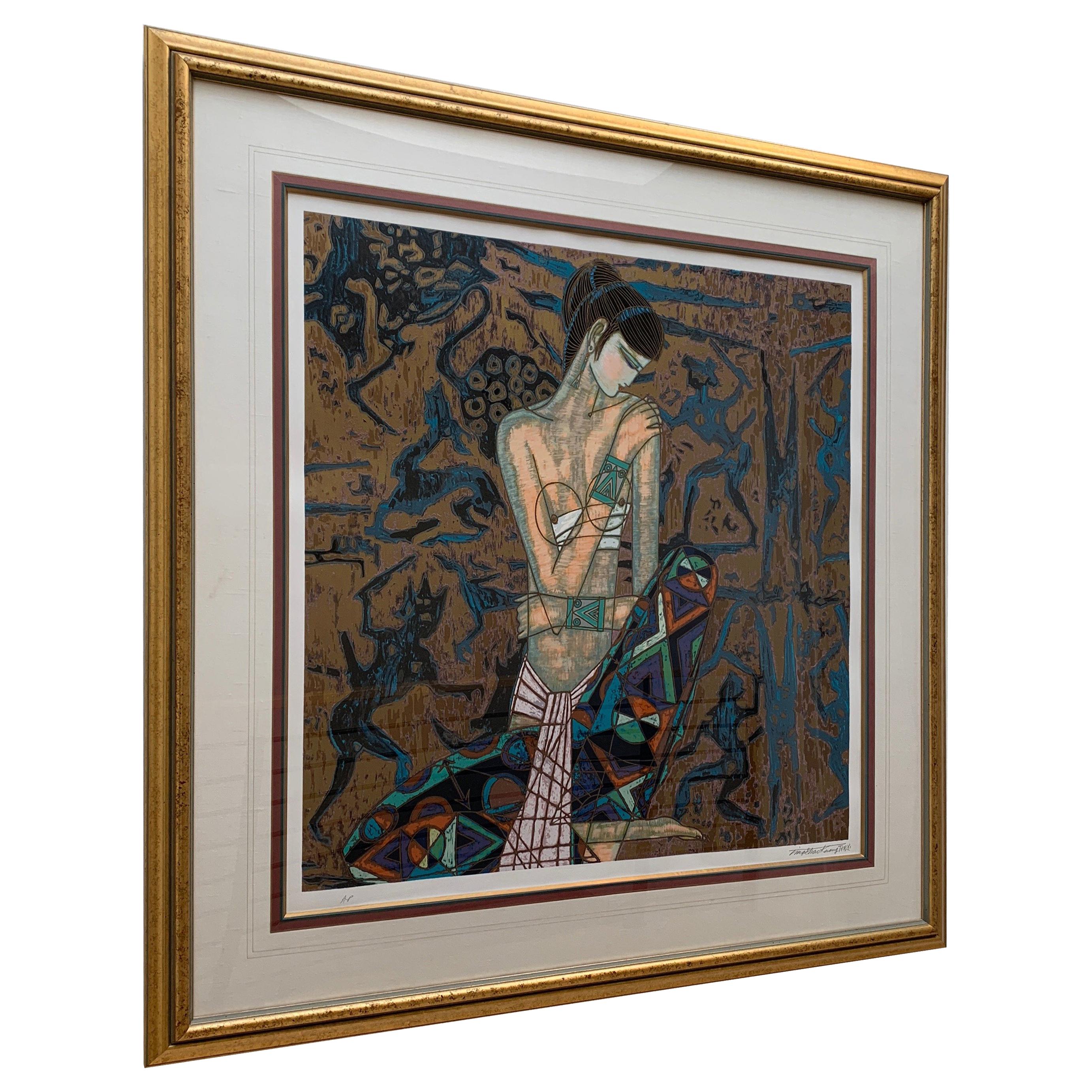 Contemporary Art Large Framed Print Ting Shao Kuang AP For Sale