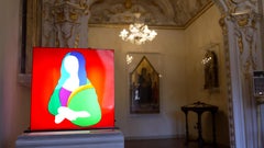 Contemporary Art Lighting Sculpture - Mona Lisa by Marco Lodola