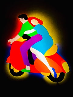 Escultura luminosa Pop-Art - Vacanze Romane de Marco Lodola