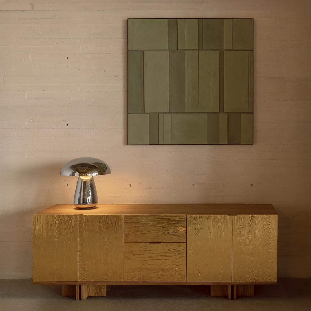 Moderne Pièce d'art contemporain CR/05 - Finition Chukum en vente