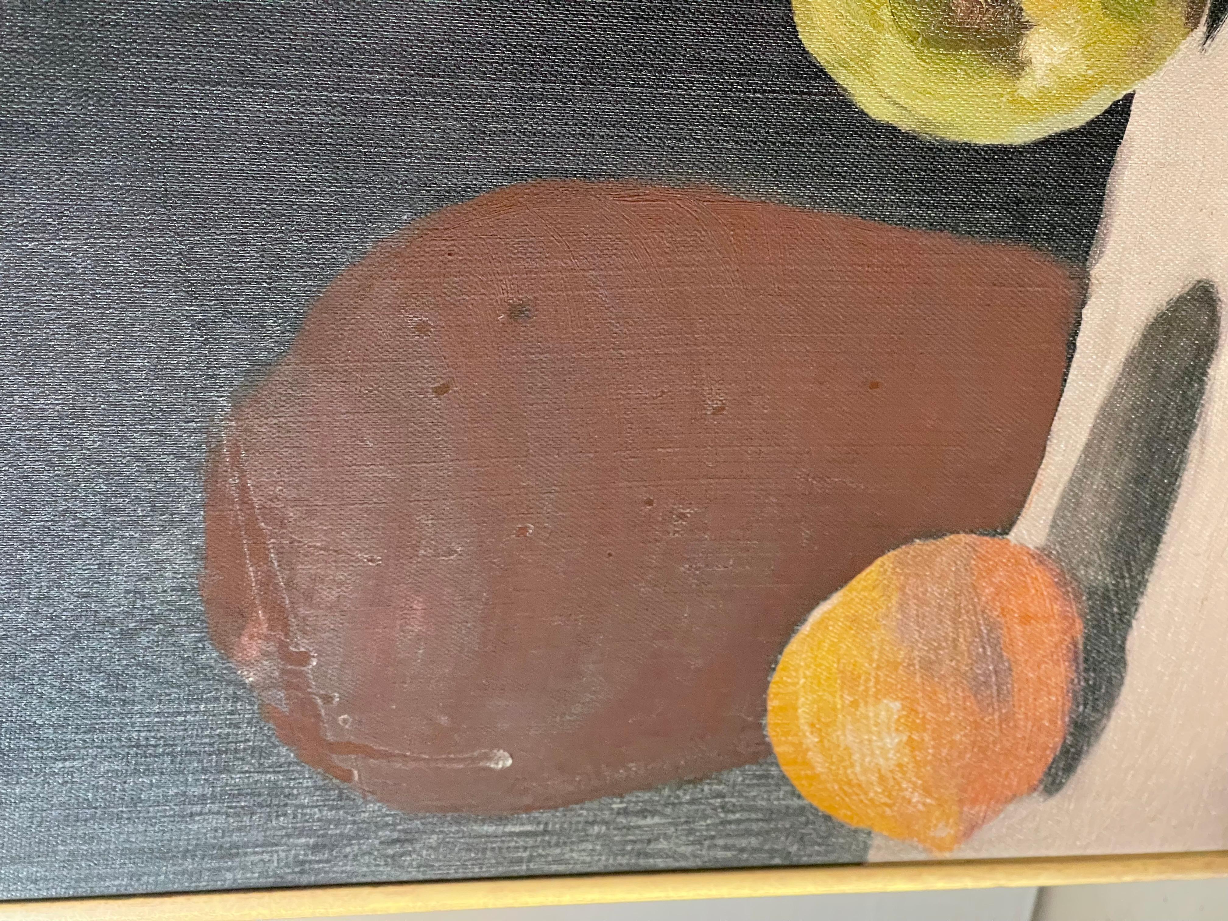 Pintura de Arte Contemporáneo Bodegón Firmado J Manomi Estadounidense en venta