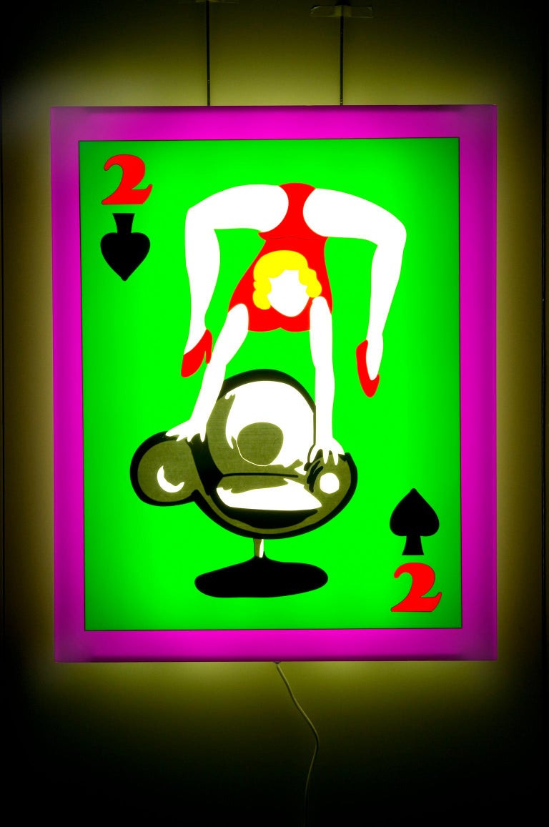 Edition of 7 unique pieces plus 2 PA, part of the special collection of 10 different Playing Cards subjects.
