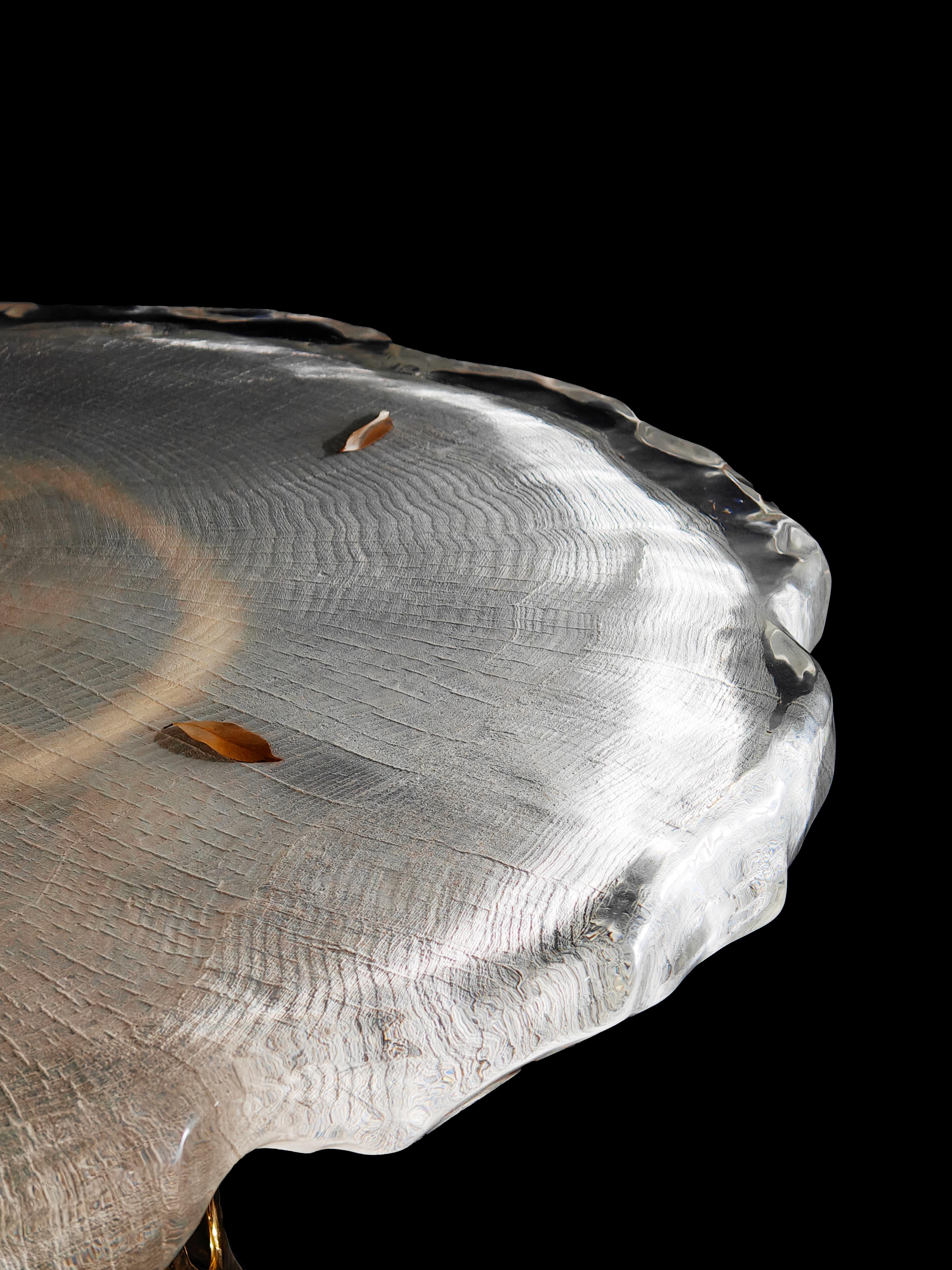 Tree Grain Round Table by GORDON GU In New Condition For Sale In hong kong, HK