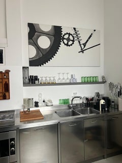 Arcrilico su tela 'Emozioni meccaniche' di Spinzi Milano - Pittura moderna