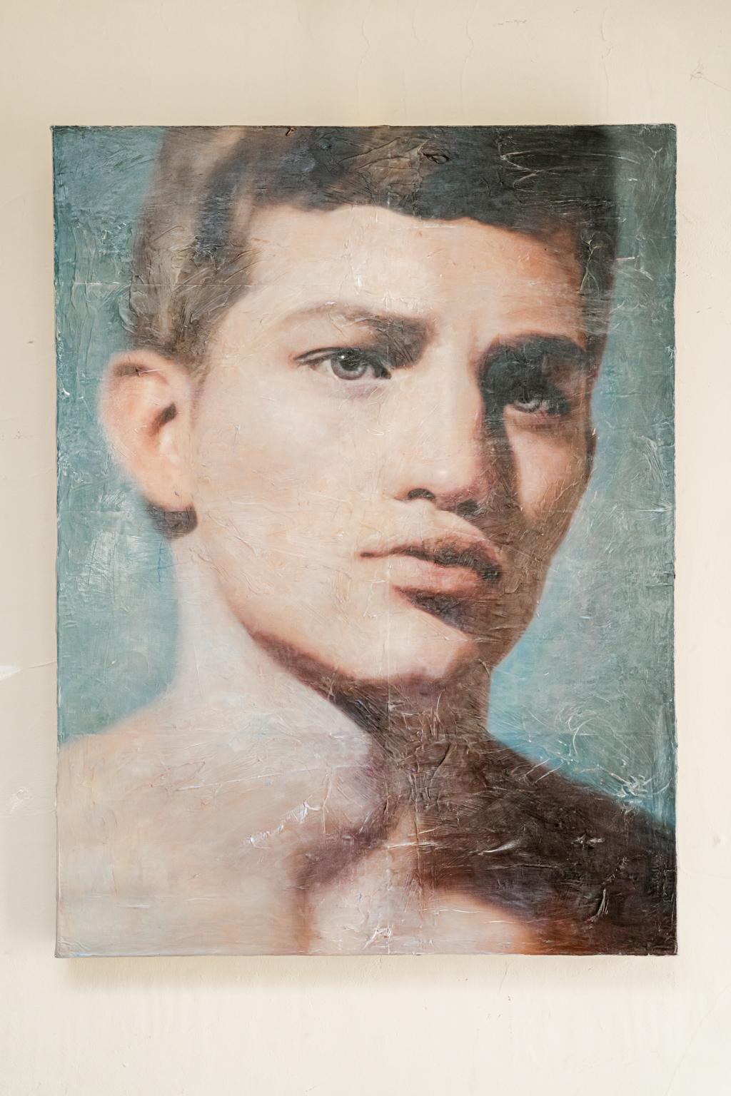 Zeitgenössisches Kunstwerk mit dem Titel „I Painted a Man“ (Ich habe einen Mann gemalt), 2022 (21. Jahrhundert und zeitgenössisch) im Angebot