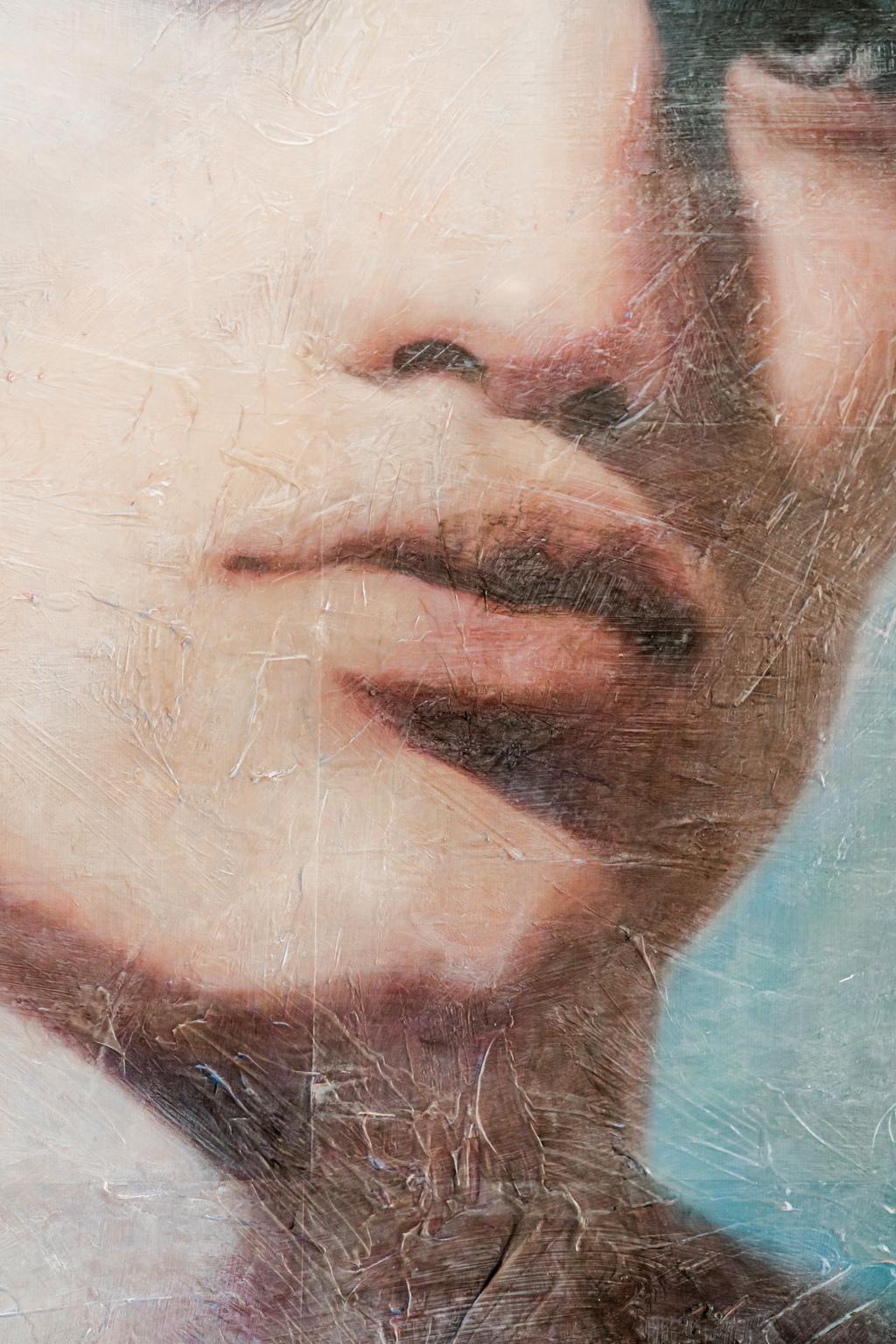 Zeitgenössisches Kunstwerk mit dem Titel „I Painted a Man“ (Ich habe einen Mann gemalt), 2022 im Angebot 1