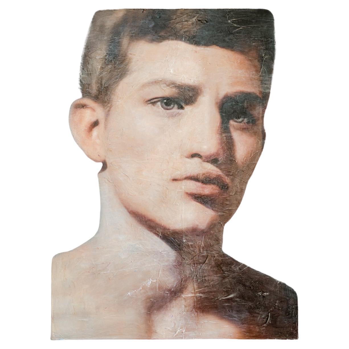 Zeitgenössisches Kunstwerk mit dem Titel „I Painted a Man“ (Ich habe einen Mann gemalt), 2022