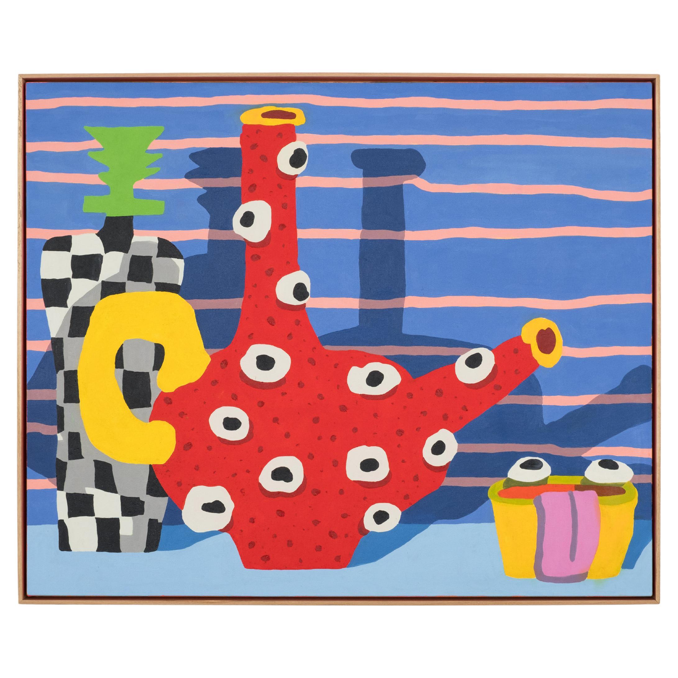 Œuvre d'art contemporain "Théière rouge" de Cameron Platter